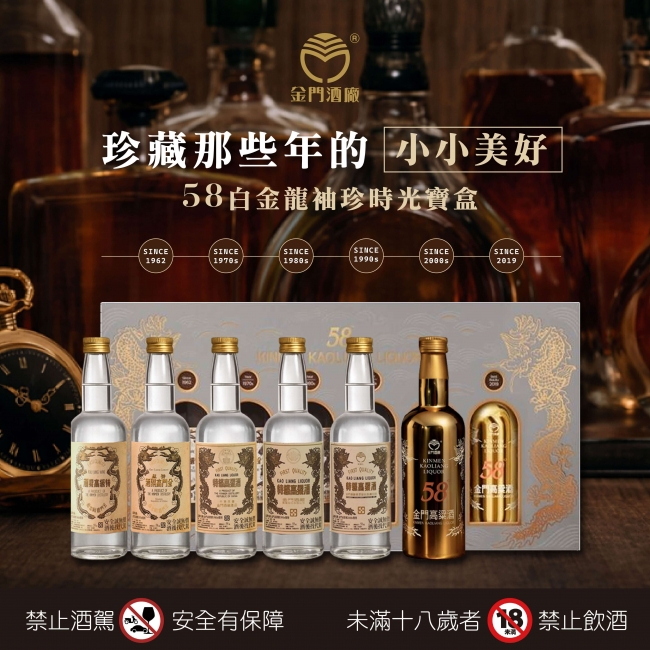 金門酒廠 ★ 白金龍時光寶盒
