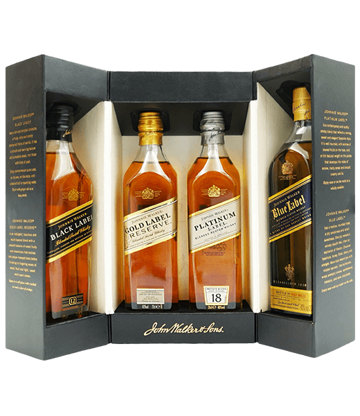 約翰走路典藏精選威士忌(四入組)