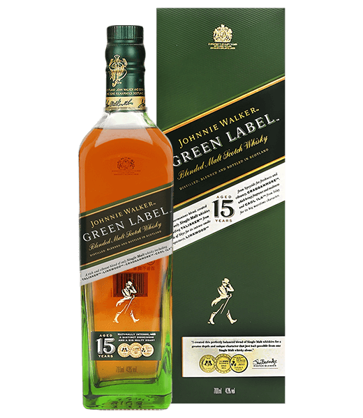 約翰走路綠牌15年威士忌(2018年包裝)