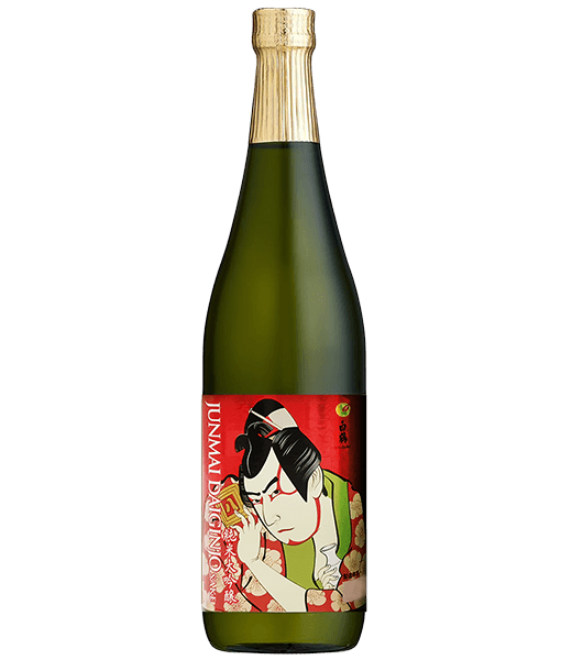 白鶴純米大吟釀(浮世繪-紅)