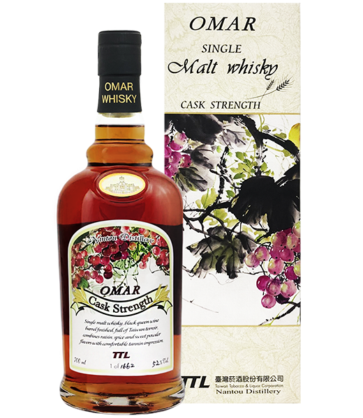 OMAR原桶強度單一麥芽威士忌(葡萄酒桶)