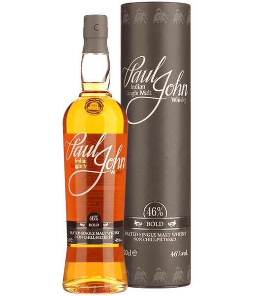 保羅約翰重泥煤單一麥芽印度威士忌