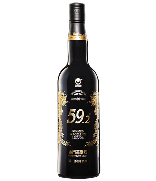 金門高粱酒59.2度(白金龍上市60週年黑瓶首席特調版)