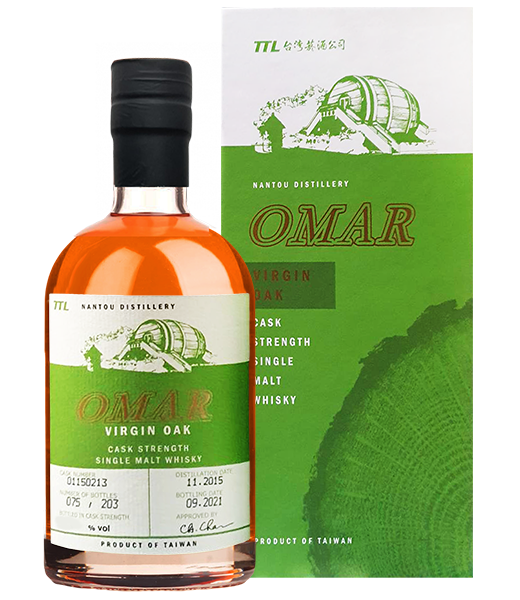 OMAR原桶強度單一泥煤麥芽威士忌(新橡木桶)