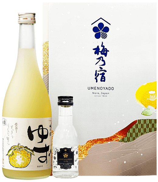梅乃宿柚子酒+梅乃宿琴酒禮盒(2023春節包裝)