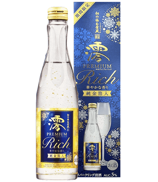 松竹梅白壁藏澪氣泡清酒(純金箔入)