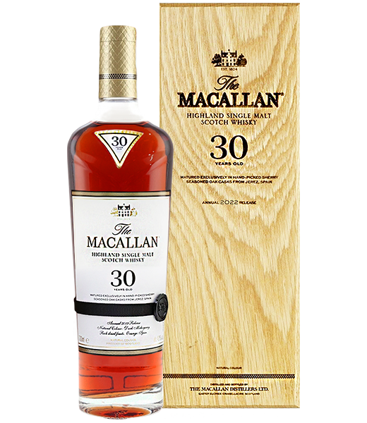 麥卡倫30年單一麥芽威士忌(2022年包裝)