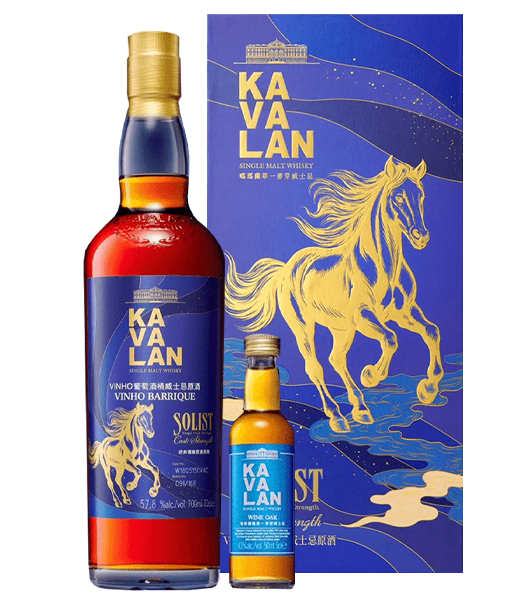 噶瑪蘭經典獨奏威士忌原酒禮盒(VINHO葡萄酒桶)(2026春節包裝)