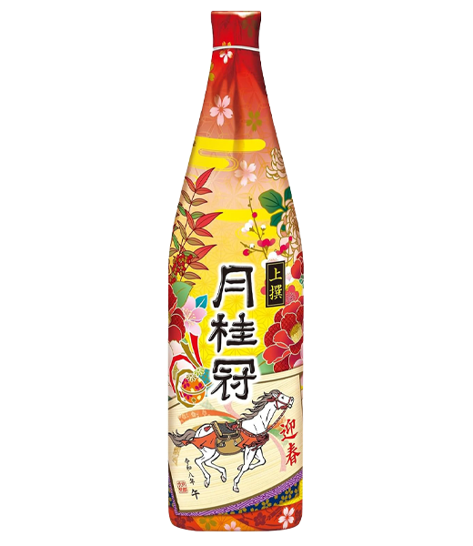 月桂冠上撰干支紙卷清酒(馬年)