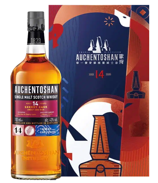 歐肯特軒14年單一麥芽威士忌(豐馥紫雪莉)禮盒(2026春節包裝)