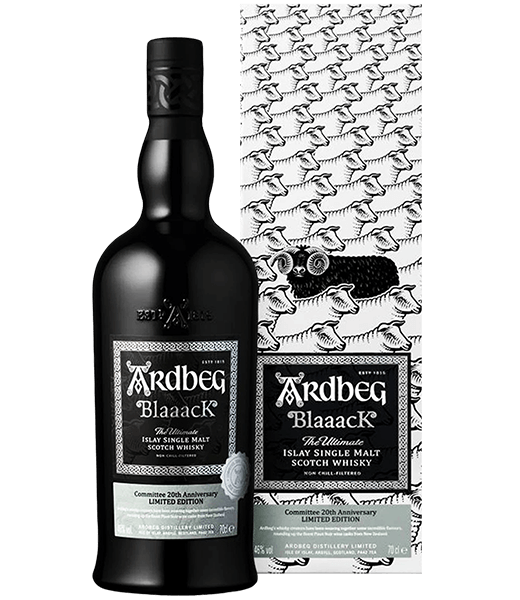 雅柏單一麥芽威士忌(BLAAACK 黑羊),ARDBEG ISLAY SINGLE MALT SCOTCH
