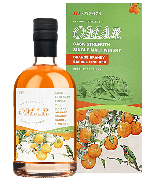 OMAR原桶強度單一麥芽威士忌(柳丁酒桶),OMAR SINGLE MALT WHISKY (ORANGE BRANDY BARREL FINISHED)