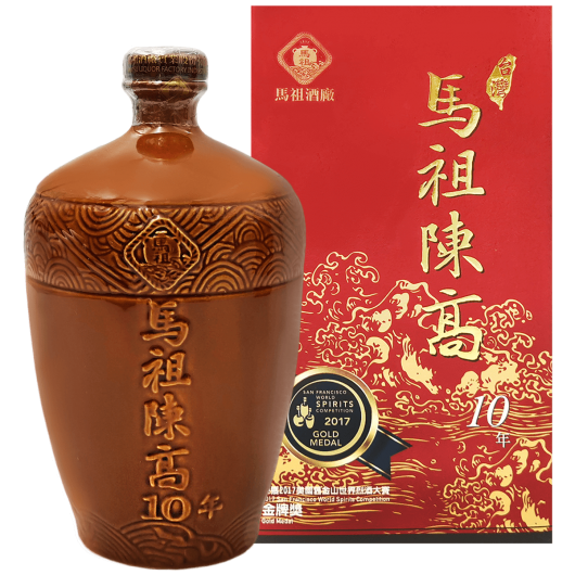 馬祖陳高10年50度,MA TSU 10 YEARS OLD KAOLIANG LIQUOR