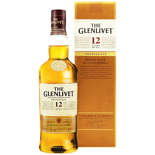 格蘭利威12年單一麥芽威士忌 金緻雪莉桶 The Glenlivet 12 Years Old Single Malt Scotch Whisky Excellence