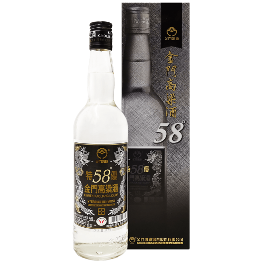 金門高粱酒58度(特優黑標-2017年),KINMEN KAOLIANG LIQUOR