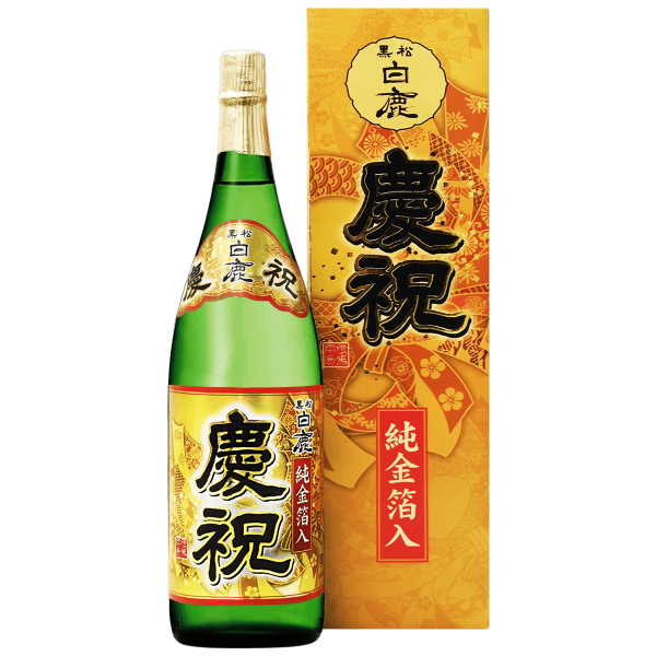 黑松白鹿慶祝清酒(純金箔入)|國泰洋酒